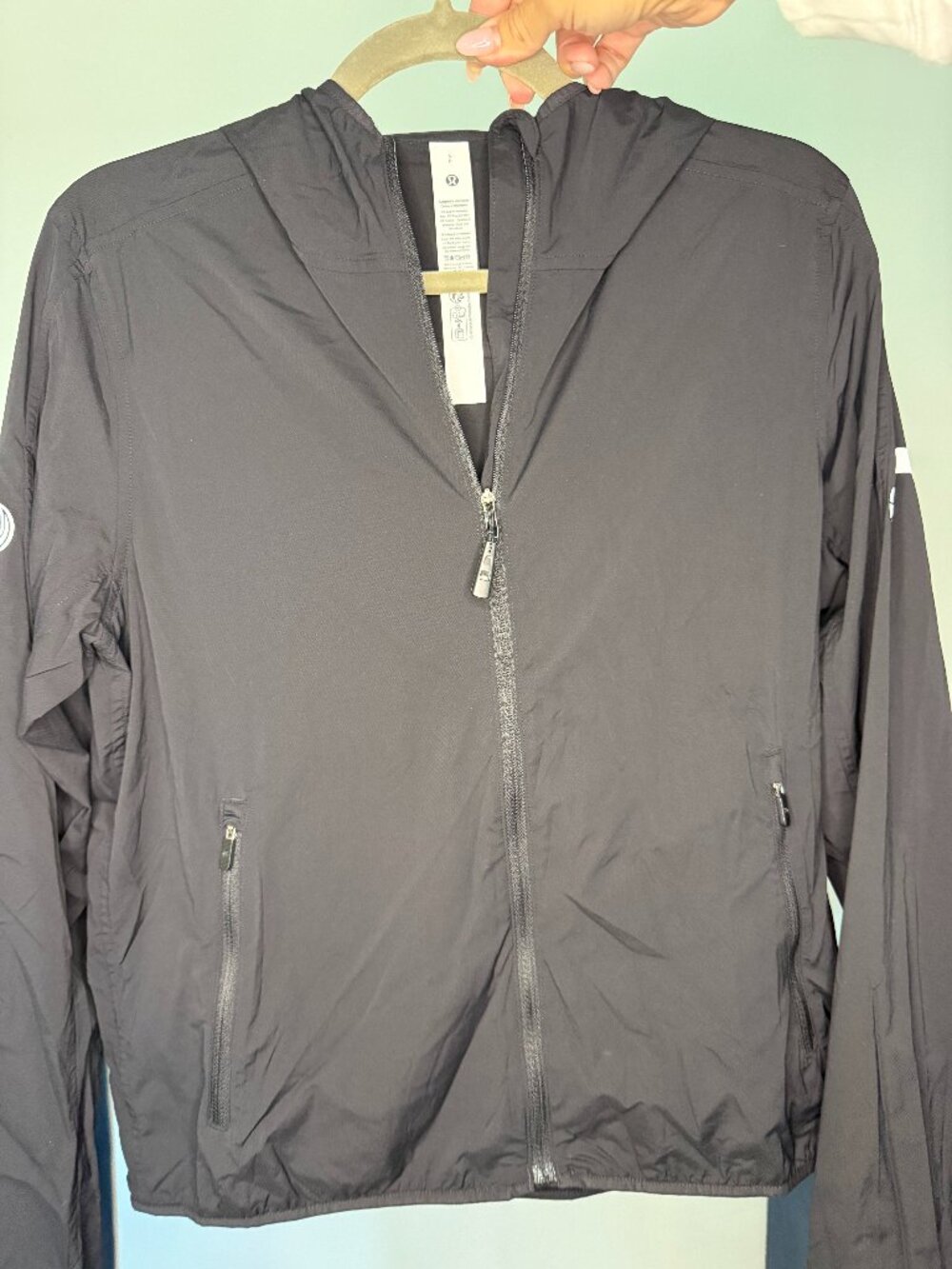 NWOT Black Lululemon Lightweight jacket UT Jazz/Mammoth Size Small